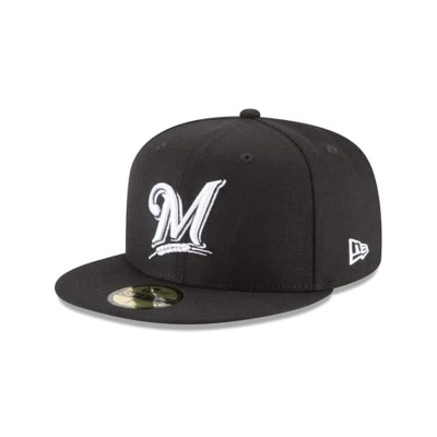 Sapca New Era Milwaukee Brewers MLB Basic 59FIFTY Fitted - Negrii